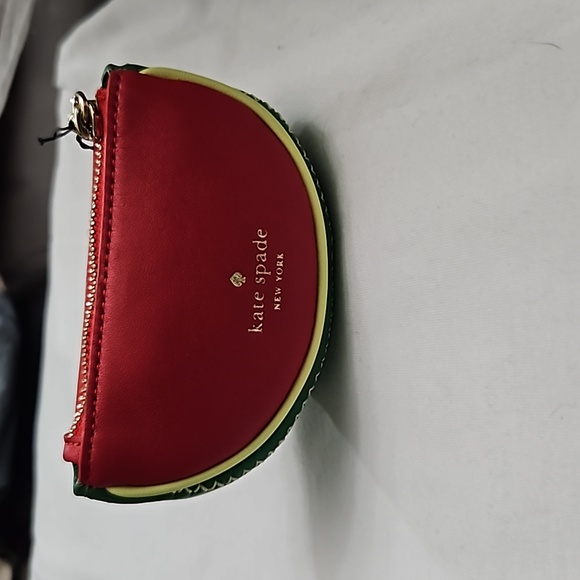 Kate Spade Watermelon Key Chain Coin Purse NWT - Picture 1 of 4